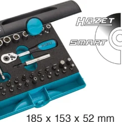 HAZET Steckschlüsselsatz Vierkant 6,3mm 1/4 Zoll Bits TORX® 36-teilig 2200/36