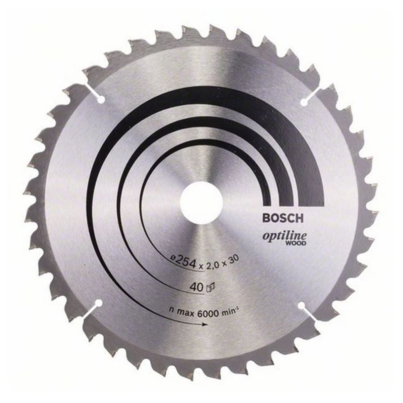 Bosch Kreissägeblatt Optiline Wood Für Kapp Und Gehrungsägen 254 X 30 X 2 Mm 40 WZ/N 2608640435 3 Bosch Kreissägeblatt Optiline Wood Für Kapp Und Gehrungsägen 254 X 30 X 2 Mm 40 WZ/N 2608640435 – Bild 3