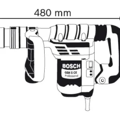 Bosch Schlaghammer Meißelhammer GSH 5 CE SDS-Max Handwerkerkoffer 0611321000 -Fix Zauber Verkaufsgeschäft 46415
