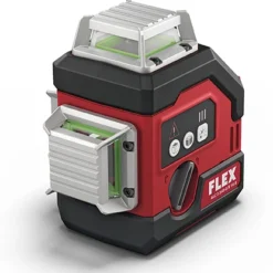 FLEX 360° Kreuzlinien-Laser Mit Empfängermodus ALC 3 360-G R10.8 Set 500.739