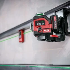 FLEX 360° Kreuzlinien-Laser Mit Empfängermodus ALC 3 360-G R10.8 Set 500.739 -Fix Zauber Verkaufsgeschäft 500739 23