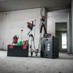 FLEX Selbstnivellierender Kreuzlinien-Laser Mit Empfängermodus ALC 3/1-G/R 509.841 -Fix Zauber Verkaufsgeschäft 509841 7