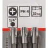 Bosch Schrauberbit Extra-Hart PH 4 32 Mm 3er-Pack 2607001518
