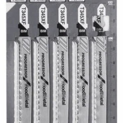 Bosch Stichsägeblatt T 345 XF Progressor For Wood And Metal 5er-Pack 2608634994