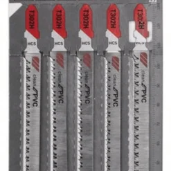 Bosch Stichsägeblatt T 302 H Clean For PVC 5er-Pack 2608667448