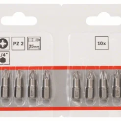 Bosch Schrauberbit Extra-Hart PZ 2 25 Mm 10er-Pack Im Blister 2607001559