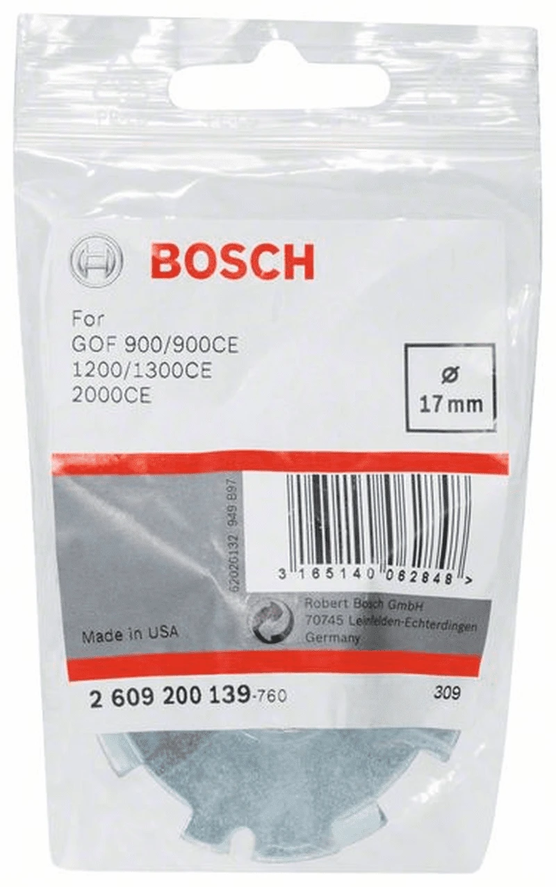 Bosch Kopierhülse Für Bosch-Oberfräsen Mit Schnellverschluss 17 Mm 2609200139 1 Bosch Kopierhülse Für Bosch-Oberfräsen Mit Schnellverschluss 17 Mm 2609200139