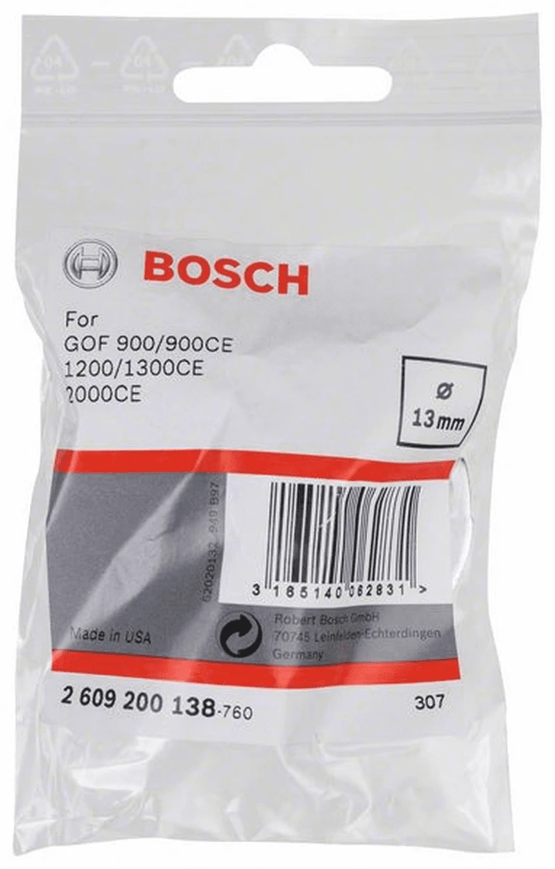 Bosch Kopierhülse Für Bosch-Oberfräsen Mit Schnellverschluss 13 Mm 2609200138 1 Bosch Kopierhülse Für Bosch-Oberfräsen Mit Schnellverschluss 13 Mm 2609200138