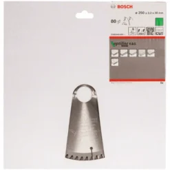 Bosch Kreissägeblatt Optiline Wood Für Kapp Und Gehrungssägen 250 X 30 X 3,2 Mm 80 2608640645