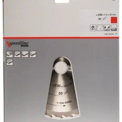 Bosch Kreissägeblatt Speedline Wood 230 X 30 X 2,6 Mm 30 2608640805