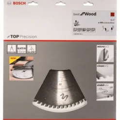 Bosch Kreissägeblatt Top Precision Best For Wood 305 X 30 X 2,3 Mm 72 2608642103