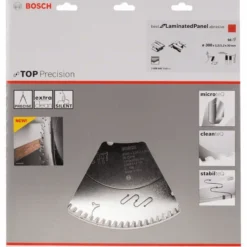 Bosch Kreissägeblatt Top Precision Best For Laminated Panel Abrasive 300x30x3,2 Mm 96 2608642110