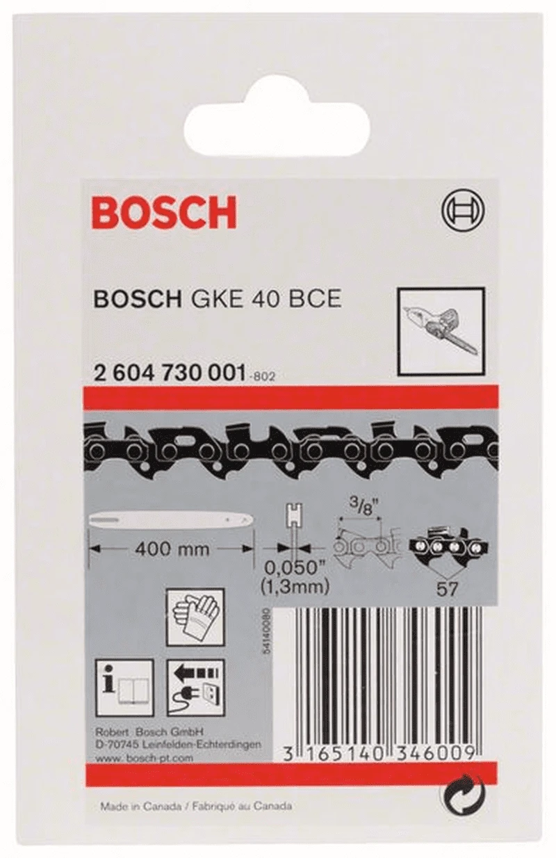 Bosch Kette Für Bosch-Kettensäge 400 Mm 2604730001 1 Bosch Kette Für Bosch-Kettensäge 400 Mm 2604730001