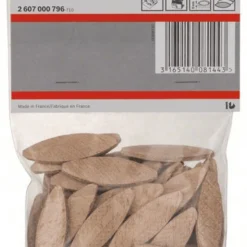 Bosch Flachdübel 45 X 15 X 4 Mm GR 0 50er-Pack 2607000796