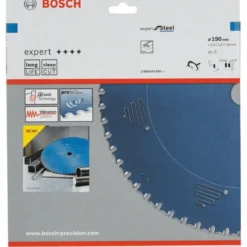 Bosch Kreissägeblatt Expert For Steel 190 X 20 X 2,0 Mm 40 2608643056