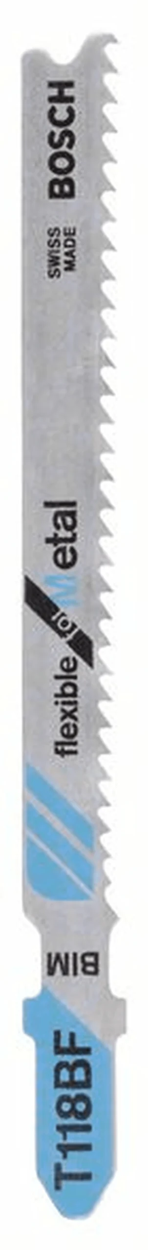 Bosch Stichsägeblatt T 118 BF Flexible For Metal 5er-Pack 2608634503 2 Bosch Stichsägeblatt T 118 BF Flexible For Metal 5er-Pack 2608634503 – Bild 2