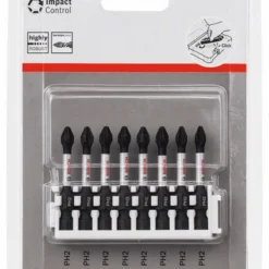 Bosch Schrauberbit-Set Impact Control 8-teilig PH2 50 Mm 2608522330