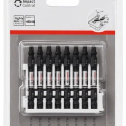 Bosch Doppelklingenbit-Set Impact Control 8-teilig T25 65 Mm 2608522340