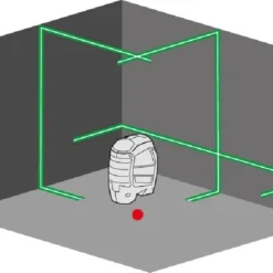 FLEX Selbstnivellierender Kreuzlinien Laser ALC 3 1 G 456.004 Grün -Fix Zauber Verkaufsgeschäft csm alc 3 1 g laserlinien 5132a40793