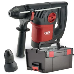 FLEX Kombi Bohrhammer CHE 4 32 R SDS Plus 468.029 L-BOXX 2x Bohrfutter