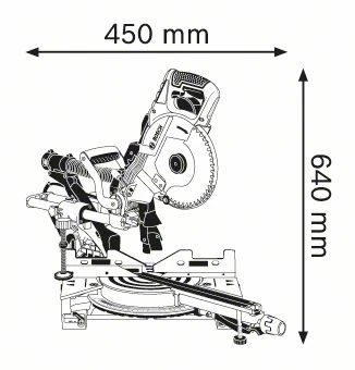 Bosch Paneelsäge GCM 8 SDE Gehrungssäge Kappsäge 0601B19200 5 Bosch Paneelsäge GCM 8 SDE Gehrungssäge Kappsäge 0601B19200 – Bild 5