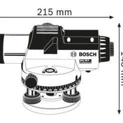 Bosch Optisches Nivelliergerät GOL 26 D Mit Stativ BT 160 Messlatte GR 500 061599400E -Fix Zauber Verkaufsgeschäft gol 26 d