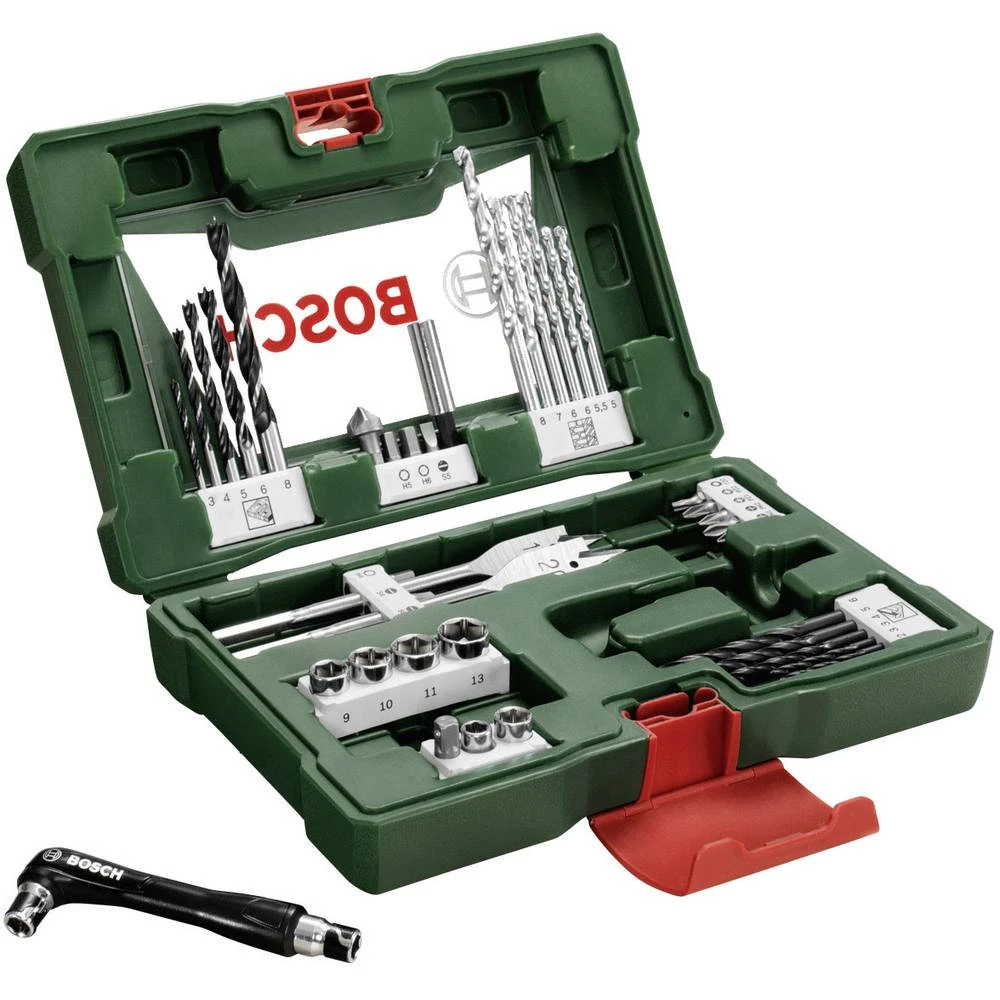 Bosch V-Line Bohrer- Und Bit-Set 41-teilig Mit Winkelschrauber 2607017316 1 Bosch V-Line Bohrer- Und Bit-Set 41-teilig Mit Winkelschrauber 2607017316