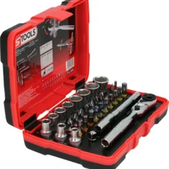 KS Tools 1/4" TORSIONpower Bit-Stecknuss-Box, 33-tlg. - 918.3005 -Fix Zauber Verkaufsgeschäft kstools 918 3005 004