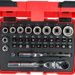 KS Tools 1/4" TORSIONpower Bit-Stecknuss-Box, 33-tlg. - 918.3005 -Fix Zauber Verkaufsgeschäft kstools 918 3005 005