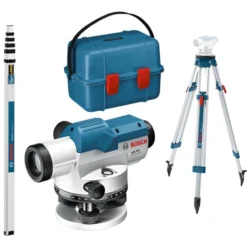 Bosch Optisches Nivelliergerät GOL 26 G Mit Stativ BT 160 Messlatte GR 500 061599400C